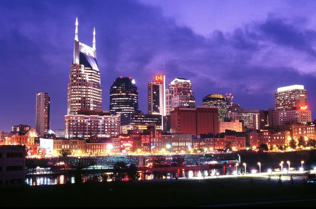 Nashville Skyline at Night
