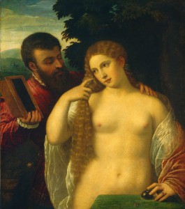 Romance is in the air and on the walls at the NGA. "Allegory," by a follower of Titian, from the Samuel H. Kress Collection, National Gallery of Art.