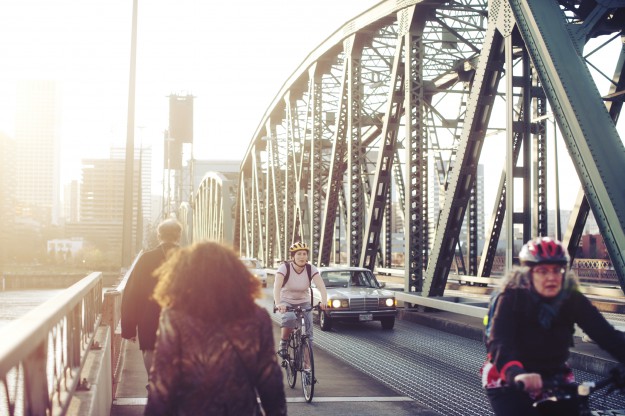 Bike bridge Portland OR